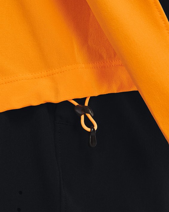 Men's UA OutRun The Storm Jacket, Orange, pdpMainDesktop image number 6